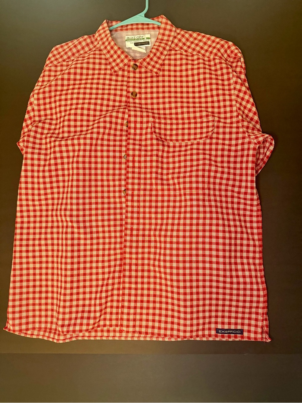 ExOfficio “Buzz Off” Insect Repellent Travel Shirt - Men’s Size Medium - Picture 2 of 6